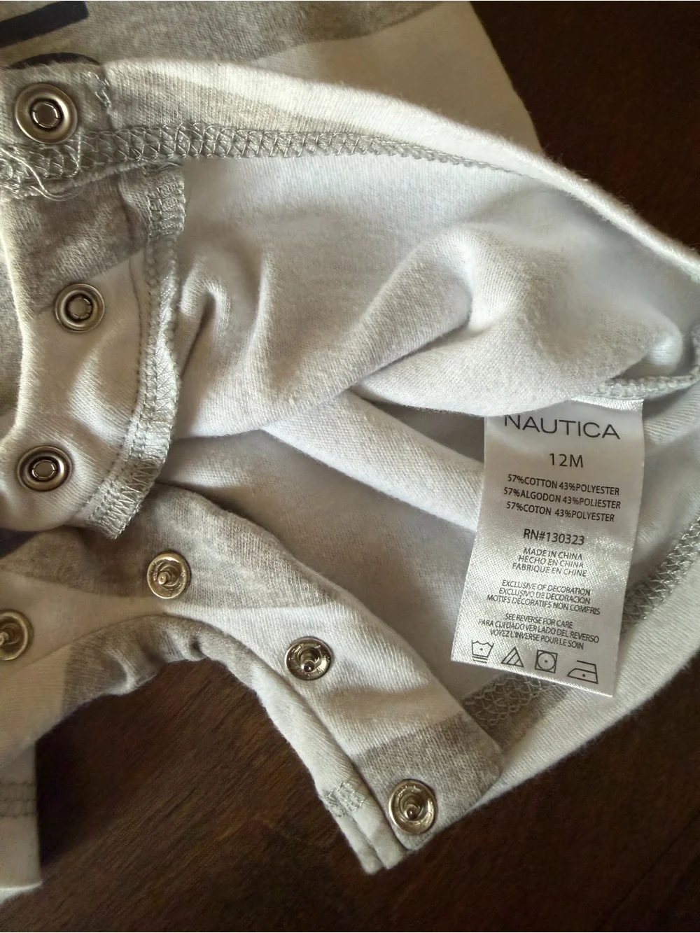 Nautica Hooded Zip Romper